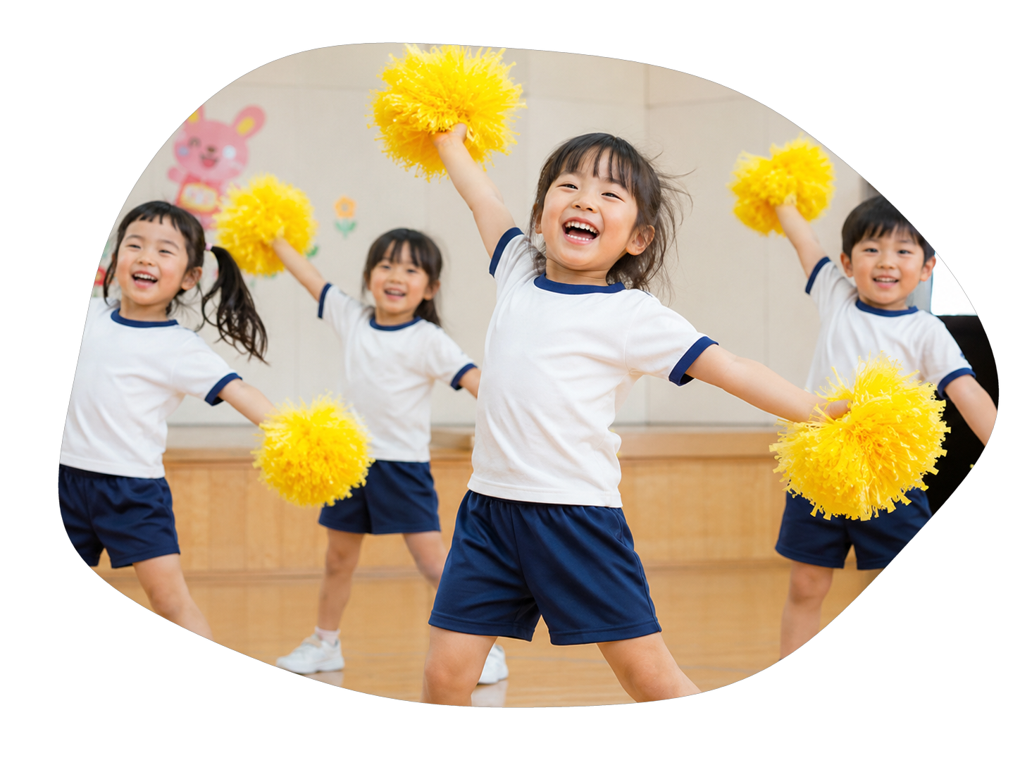 空手に取り組む子ども
